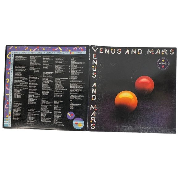 Beatles Paul McCartney & Wings Venus And Mars VInyl LP Record Album WIth Posters - Picture 11 of 13